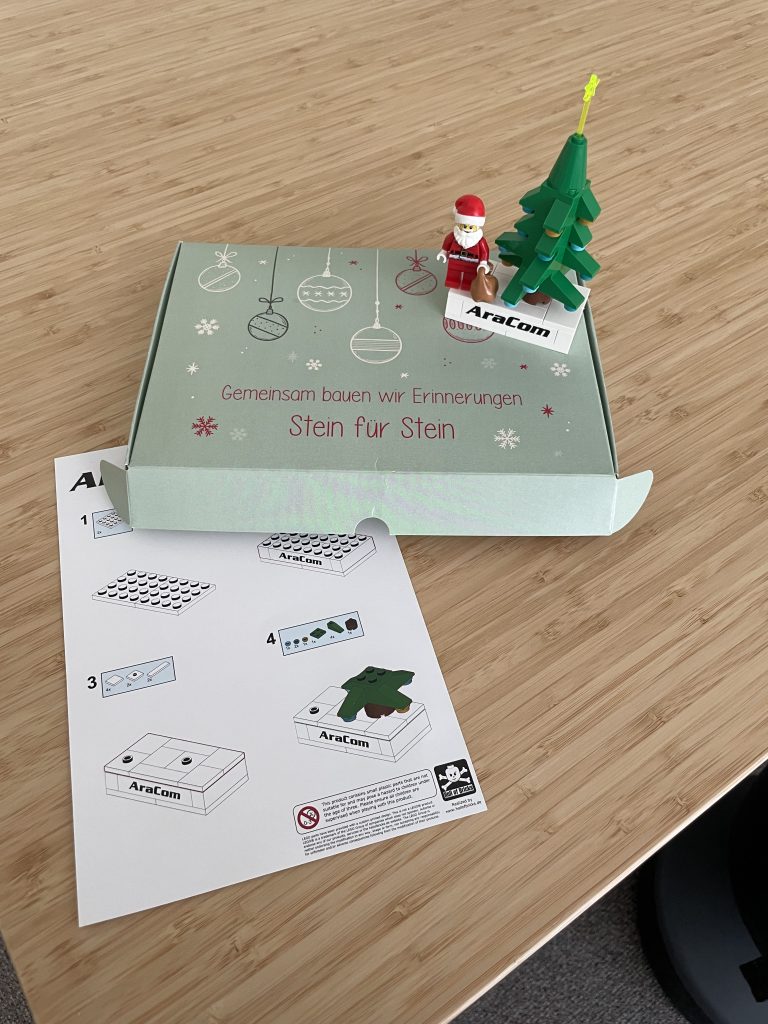 Weihnachtsset aus LEGO Bausteinen