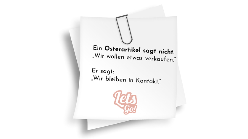 Werbeartikel zu Ostern mit Logo