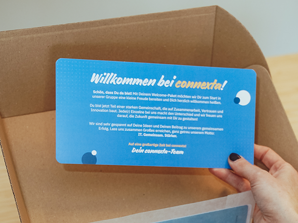 Welcome Paket Mitarbeiter