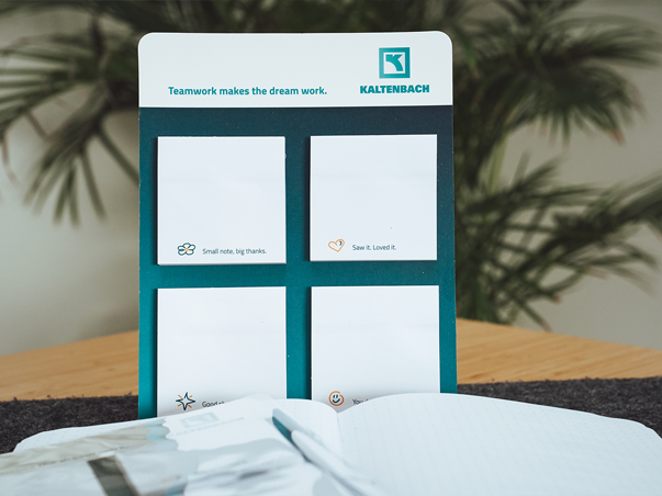 Bedruckte Haftnotizen