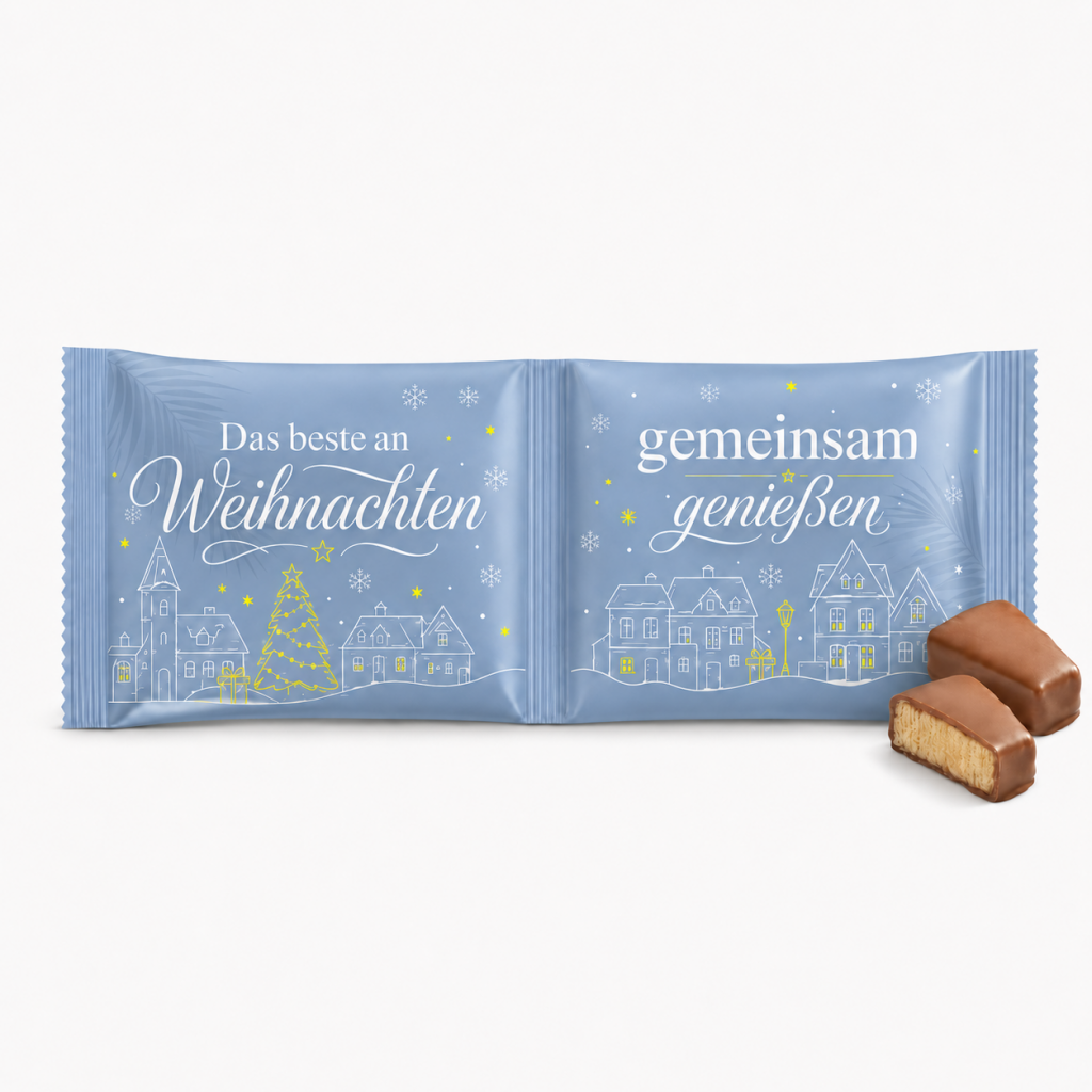 Baumkuchenspitzen mit Logo