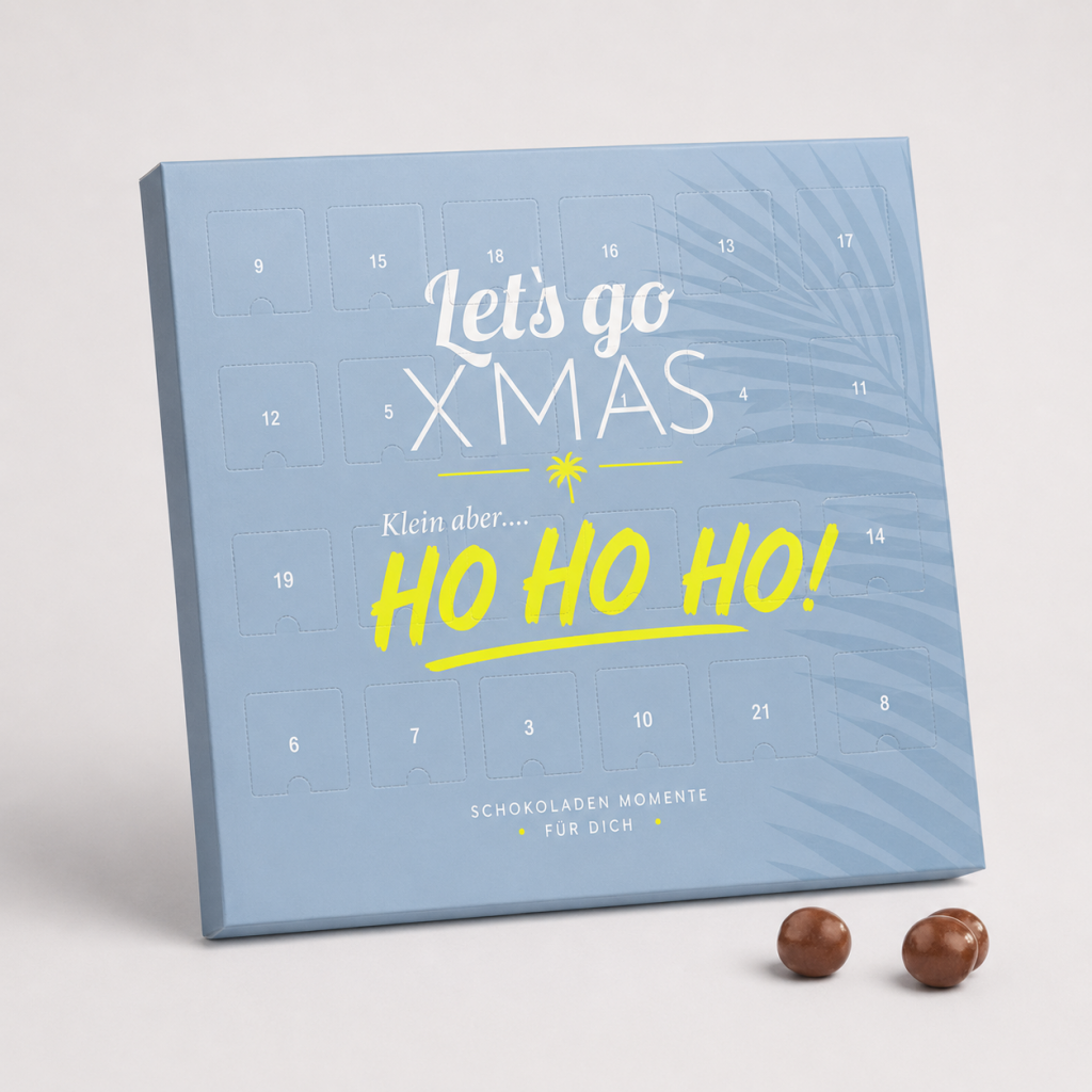 Kleiner XS Adventskalener mit Logo